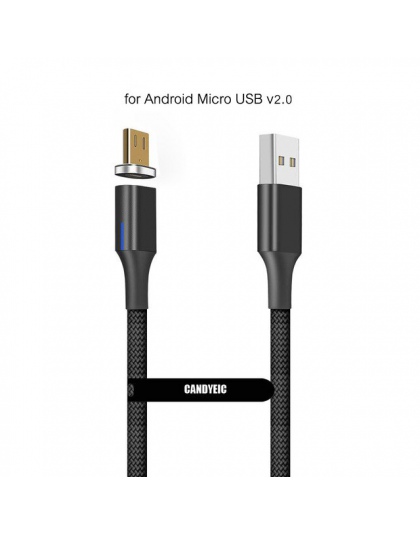 CANDYEIC Micro USB kabel magnetyczny danych kabel Super szybkiego ładowania dla OnePlus 6 T Xiaomi Redmi Note5 ładowarka magnety