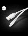 USAMS kabel USB typu C do Samsung szybkie ładowanie USB typu C-C mobilny kable telefoniczne dla Xiaomi Huawei okrągłe kabel do t