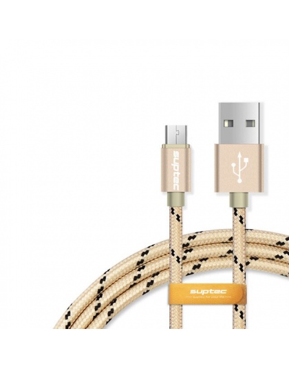 SUPTEC kabel Micro USB, 2.5A szybka synchronizacja danych ładowania kable ładowarki uniwersalny dla Samsung Xiaomi Huawei ZTE An