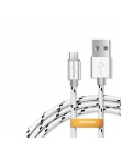 SUPTEC kabel Micro USB, 2.5A szybka synchronizacja danych ładowania kable ładowarki uniwersalny dla Samsung Xiaomi Huawei ZTE An