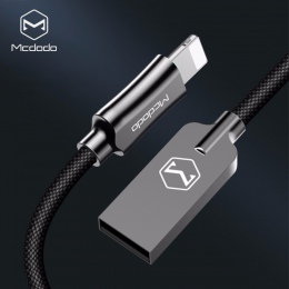 Mcdodo dla kabel do iPhone z systemem IOS 12 2.4A szybka ładowarka 1.2 M 1.8 M złącza Lightning na złącze USB kabel dla iPhone X