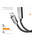 Mcdodo dla kabel do iPhone z systemem IOS 12 2.4A szybka ładowarka 1.2 M 1.8 M złącza Lightning na złącze USB kabel dla iPhone X