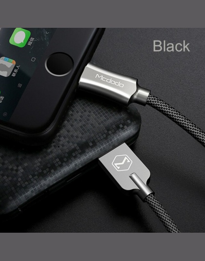 Mcdodo dla kabel do iPhone z systemem IOS 12 2.4A szybka ładowarka 1.2 M 1.8 M złącza Lightning na złącze USB kabel dla iPhone X