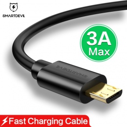 SmartDevil 3A szybkie ładowanie Micro USB kabel do Huawei powerbank Xiaomi ładowarka telefonu komórkowego z systemem Android kom