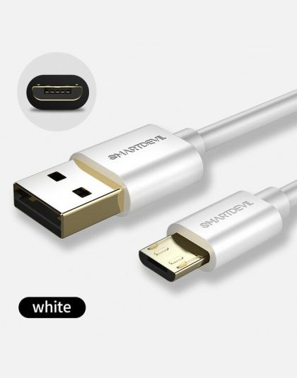 SmartDevil 3A szybkie ładowanie Micro USB kabel do Huawei powerbank Xiaomi ładowarka telefonu komórkowego z systemem Android kom