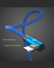 PZOZ USB typu C 90 stopni szybkie ładowanie kabel usb c typu c przewód danych ładowarka usb c do Samsung S9 s8 uwaga 9 Huawei Ma