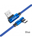 PZOZ USB typu C 90 stopni szybkie ładowanie kabel usb c typu c przewód danych ładowarka usb c do Samsung S9 s8 uwaga 9 Huawei Ma