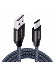 FONKEN kabel USB typu C szybkie ładowanie USB typu C 2.0 kabel do telefonu 2 m 3 m 3A szybko do ładowania danych przewód dla ban