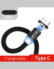 USLION magnetyczny micro USB kabel do Samsung S10 S9 typu c ładowanie magnes ładowarka Adapter USB typu C mobilny kable telefoni