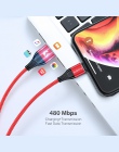 FLOVEME magnetyczny kabel Usb do ładowania Micro Usb typu C magnes szybka ładowarka przewód drutu 3a dla iphone Samsung Redmi uw