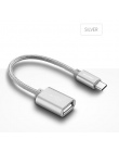 SUPTEC USB OTG typu C na USB adapter OTG szybkiego ładowania typu C ładowarka kabel do transmisji danych konwerter do Macbooka S