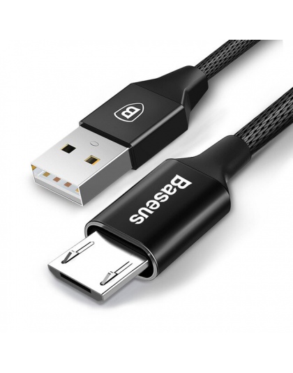 Baseus kabel Micro USB szybkie ładowanie do synchronizacji danych Micro USB ładowarka kabel do Samsung A7 Xiaomi Redmi Note 5 An