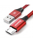 Baseus kabel Micro USB szybkie ładowanie do synchronizacji danych Micro USB ładowarka kabel do Samsung A7 Xiaomi Redmi Note 5 An