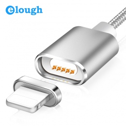 Elough E03 kabel magnetyczny dla iPhone XR XS Max X 6 6 s 7 8 Plus 5 SE iPad ładowarka samochodowa telefon magnes ładowania USB 