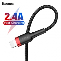 Baseus 2.4A kabel USB do telefonu iPhone XS Max Xr X 8 7 6 danych kabel Winder ładowania ładowarka drutu adapter przewodu komórk