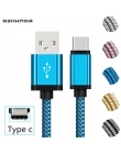 Typ C ładowarka 1 m 2 m USB o długości szybkie przewód ładowarki USB C dla Huawei P20 Lite Samsung Galaxy uwaga 8 9 A5 A7 2017 S