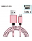 Typ C ładowarka 1 m 2 m USB o długości szybkie przewód ładowarki USB C dla Huawei P20 Lite Samsung Galaxy uwaga 8 9 A5 A7 2017 S