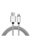 Typ C ładowarka 1 m 2 m USB o długości szybkie przewód ładowarki USB C dla Huawei P20 Lite Samsung Galaxy uwaga 8 9 A5 A7 2017 S