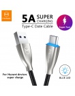 Mcdodo typu C światła LED 5A Super szybkie ładowanie USB-C kabel do transmisji danych przewód telefon dla Samsung S9 S8 huawei M