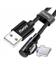 Marjay 90 stopni kabel magnetyczny Micro usb typu C szybkiego ładowania Microusb typu C magnes ładowarka do iphone Xs MAX xiaomi