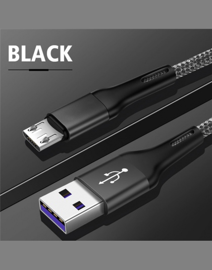 3A szybkie ładowanie kabel Micro USB do Samsung S7 Micro USB przewód ładowarki do Xiaomi Redmi Note 5 Pro tabletu z systemem And