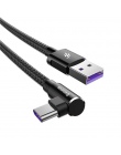 Baseus aktualizacji MVP USB typu C kabel do Huawei mate 20 pro 5A Super szybkie ładowanie szybki kabel do ładowania kompatybilny