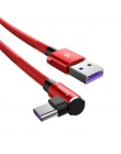 Baseus aktualizacji MVP USB typu C kabel do Huawei mate 20 pro 5A Super szybkie ładowanie szybki kabel do ładowania kompatybilny