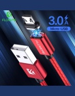 FLOVEME magnetyczny micro USB kabel 3A szybkie ładowanie danych kabel magnetyczny USB dla Samsung S7 S6 Xiaomi LG Microusb komór