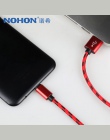 NOHON Nylon szybkie ładowanie kabel USB do transmisji danych dla Apple 8Pin dla iPhone XS MAX XR X 7 6 8 5S plus dla ipada Mini 