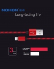 NOHON Nylon szybkie ładowanie kabel USB do transmisji danych dla Apple 8Pin dla iPhone XS MAX XR X 7 6 8 5S plus dla ipada Mini 