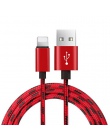 NOHON Nylon szybkie ładowanie kabel USB do transmisji danych dla Apple 8Pin dla iPhone XS MAX XR X 7 6 8 5S plus dla ipada Mini 