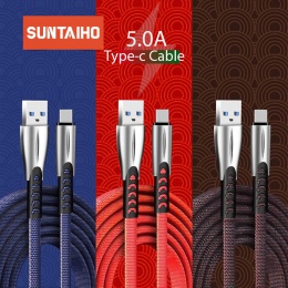 Suntaiho kabel USB C 5A USB typu C kabel 3 M szybka ładowarka do Samsunga Galaxy S10 Huawei P30 Pr USB-C typu c dla Xiaomi Redmi