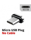 FONKEN Micro USB kabel magnetyczny Max 2.4A przewód szybkoładujący telefon magnes Mini kabel USB LED synchronizacji przewód dany