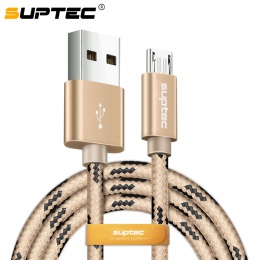 SUPTEC 2 M 3 M kabel Micro USB 2.4A szybkiego ładowania do ładowania danych kabel do Androida Samsung S6 S7 krawędzi Xiaomi Huaw