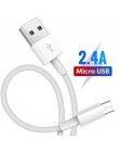 Musttrue kabel Micro USB 2.4A szybkie ładowanie USB kabel do transmisji danych dla Hua Wei Samsung Xiaomi telefonu komórkowego z