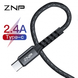 ZNP kabel do telefonu komórkowego typ C 5 V 2.4A szybkiego ładowania typu C kabel do Samsung S9 Xiaomi Redmi uwaga 6 5 Pro USB M