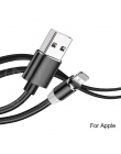 MOOJECAL LED magnetyczny kabel USB dla iPhone Xs Max 8 7 6 Plus USB typu C kabel Micro USB kabel do Samsung xiaomi Huawei USB C