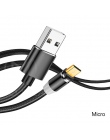 MOOJECAL LED magnetyczny kabel USB dla iPhone Xs Max 8 7 6 Plus USB typu C kabel Micro USB kabel do Samsung xiaomi Huawei USB C