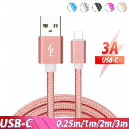 Typ C kabel 3 m 3 miernik USB kabel typu C 3.1 szybkie ładowanie kabel Cabo Tipo C dla Huawei Nova 5 Pro Samsung A8 A9 2018 Usbc