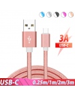 Typ C kabel 3 m 3 miernik USB kabel typu C 3.1 szybkie ładowanie kabel Cabo Tipo C dla Huawei Nova 5 Pro Samsung A8 A9 2018 Usbc