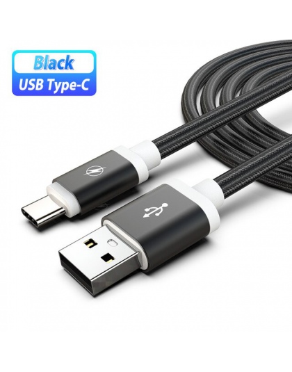 Typ C kabel 3 m 3 miernik USB kabel typu C 3.1 szybkie ładowanie kabel Cabo Tipo C dla Huawei Nova 5 Pro Samsung A8 A9 2018 Usbc