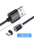 RAXFLY magnetyczny ładowarka kabel USB dla Samsung S9 S8 magnes Micro USB typu C drutu dla iPhone 7 8 XR ładowania LED oświetlen