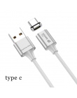 WSKEN X2 magnetyczny kabel do ładowania dla ładowarka do iPhone’a kabel Micro USB USB typu C 3A kabel magnetyczny do Samsung USB