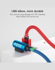 PZOZ szybko ładujący kabel micro usb 90 stopni micro usb ładowarka micro usb przewód danych dla xiaomi redmi huawei kabel do tab