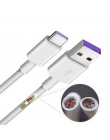 Oryginalny huawei Super ładowarka kabel 5A 3.1 USB typu C kabel do huawei MATE 9 10 20 Pro P9 P10 P20 Pro honor 9 10 v10 uwaga 1