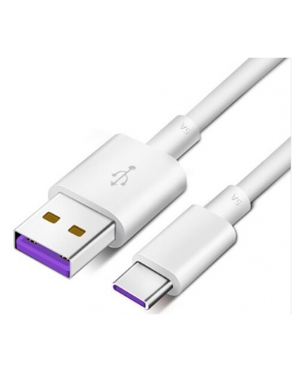 Oryginalny huawei Super ładowarka kabel 5A 3.1 USB typu C kabel do huawei MATE 9 10 20 Pro P9 P10 P20 Pro honor 9 10 v10 uwaga 1