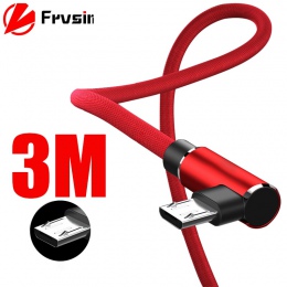 USB Micro kabel do Samsung Xiaomi Huawei Android ładowarka USB 90 stopni L typu Micro kabel USB szybkie ładowanie kabel telefoni