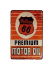 W stylu Vintage Mobil olej silnikowy plakietki emaliowane Metal plakat ELF STP Valvoline Auto motocykl benzyna garaż sklep Home 