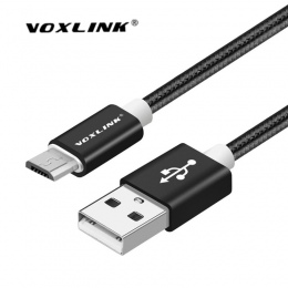 VOXLINK Nylon pleciony kabel micro USB 1 m/2 m/3 m synchronizacja danych USB ładowarka kabel do Samsung HTC LG huawei xiaomi z s