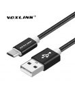 VOXLINK Nylon pleciony kabel micro USB 1 m/2 m/3 m synchronizacja danych USB ładowarka kabel do Samsung HTC LG huawei xiaomi z s